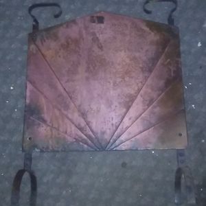 Vintage 25x 18" copper spark guard